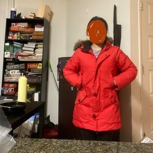 The north face red jacket